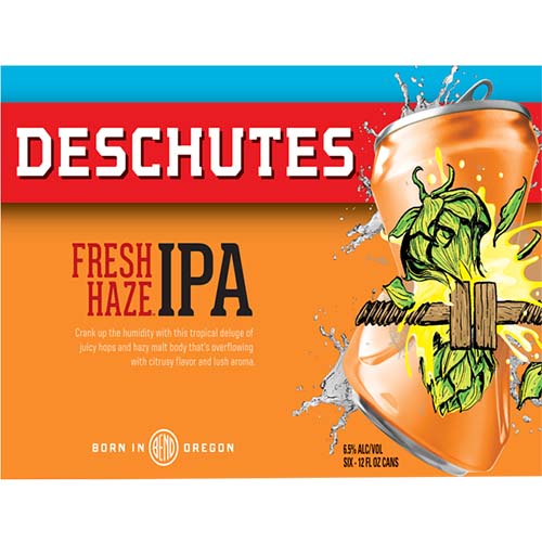 Deschutes Brewery  Fresh Haze Ipa 6 Pk Cans