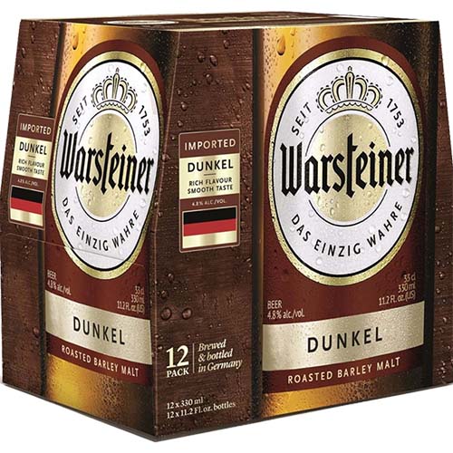 Warsteiner Dunkel Beer Btl 12pk
