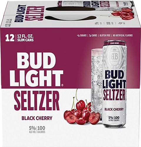 Budlight Seltzer 12pk Blackcherry