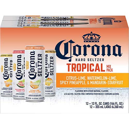 Corona Tropical 1 Variety 12pk. Can