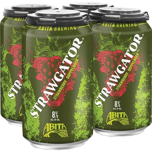 Abita  Strawgator  Strawberry Doppelbock  4-pack Cans