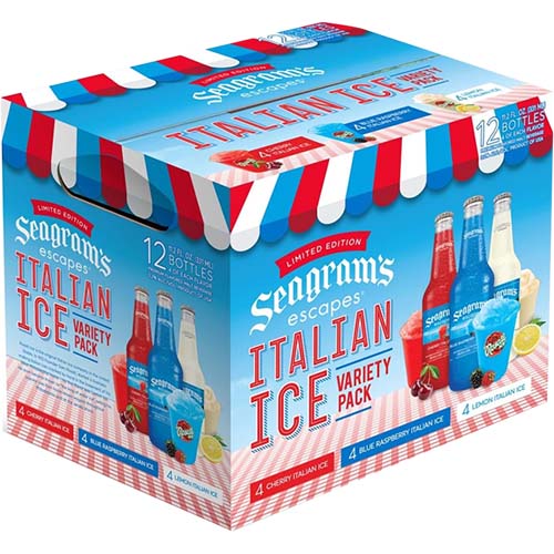 Seagrams Cooler Italian Ice Variety 12nr