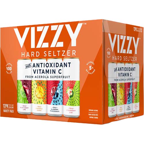 Vizzy Seltzer Variety #1 12pk Can