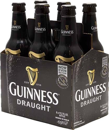 Guinness Draught Stout 6pak 11.2oz Btl