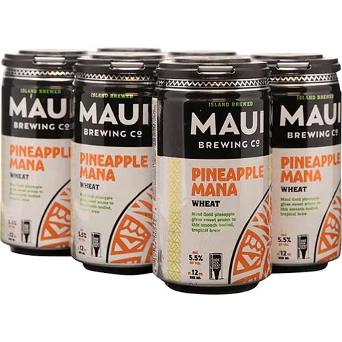 Maui Pineapple Mana Wheat  6pk Cans