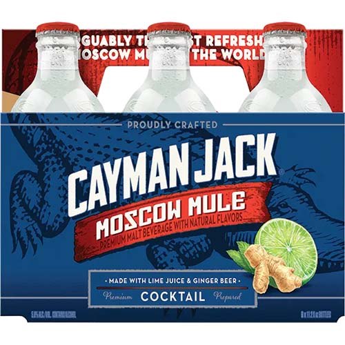 cayman jack moscow mule calories