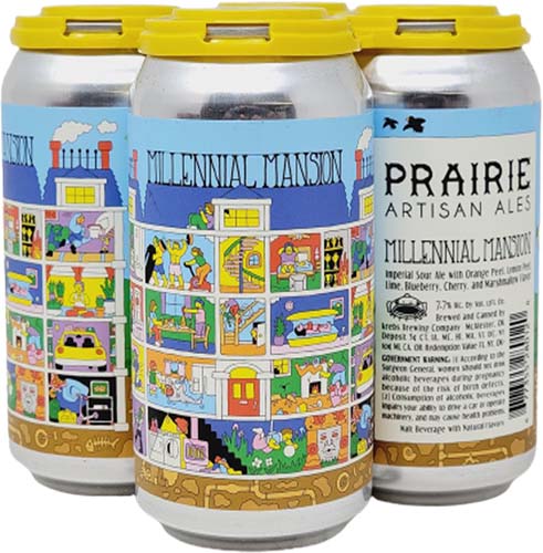 Prairie Millennial Mansion Imperial Sour Cans