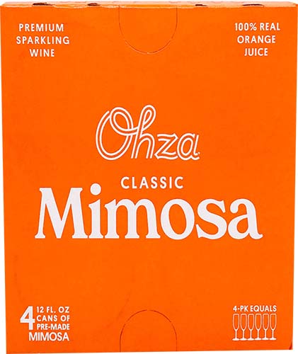 Ohza Classic Mimosa 4pk Can