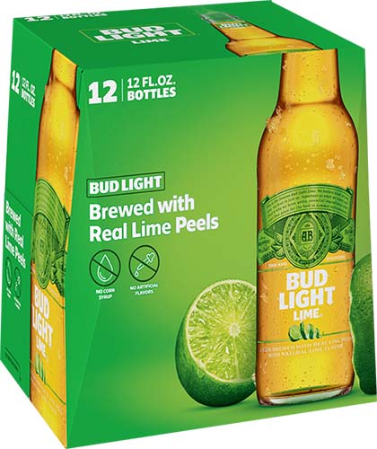 Bud Light Lime Bottle 12 Pk