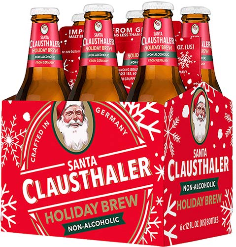 Clausthaler Santa Holiday Brew 12oz 6pk Btls