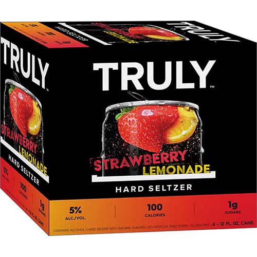Truly Seltzer Strawberry 6pk
