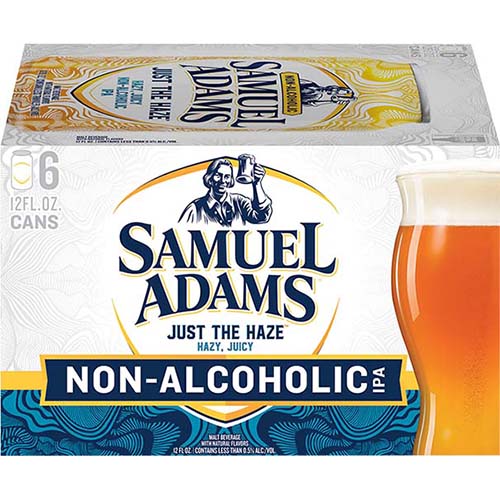 Samuel Adams Just The Haze Non-alcoholic Ipa 6 Pk Cans