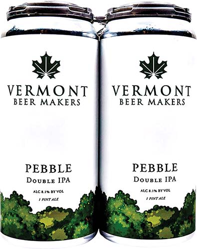 Vermont Beer Makers Pebble Dipa 4pk C 16oz
