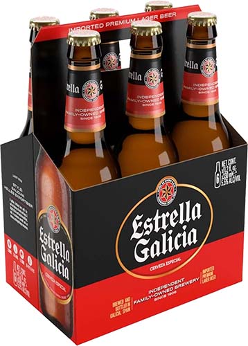 Estrella Galicia Non Alc 6pk Nr