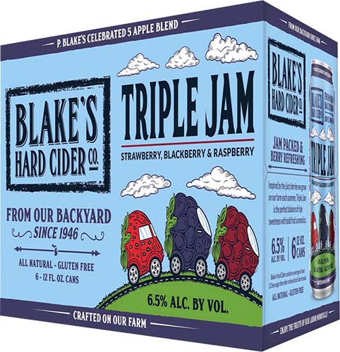 Blakes Cider Triple Jam 6pk Cn