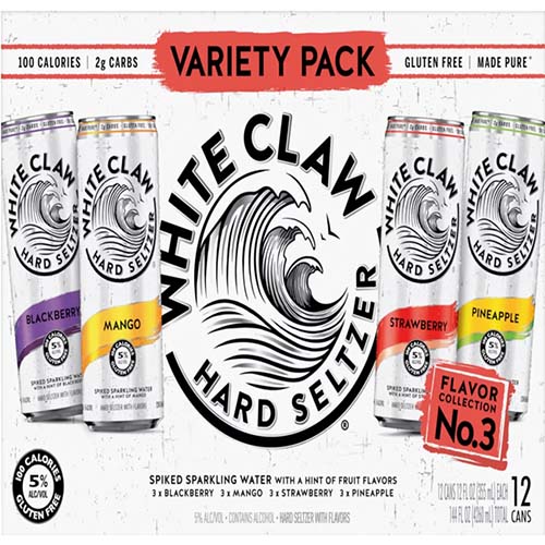 White Claw Variety #3 12pk Cans