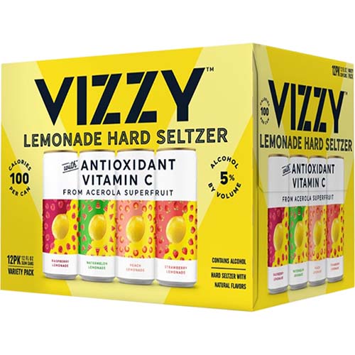 Vizzy Hard Seltzer Lemonade 12 Pack Cans