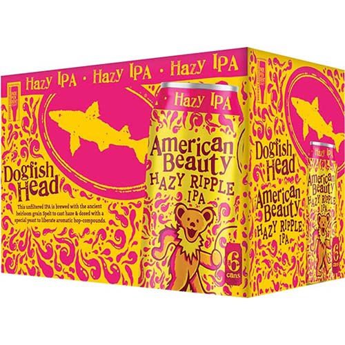 Dogfish Head Beer American Beauty Hazy Ripple Ipa