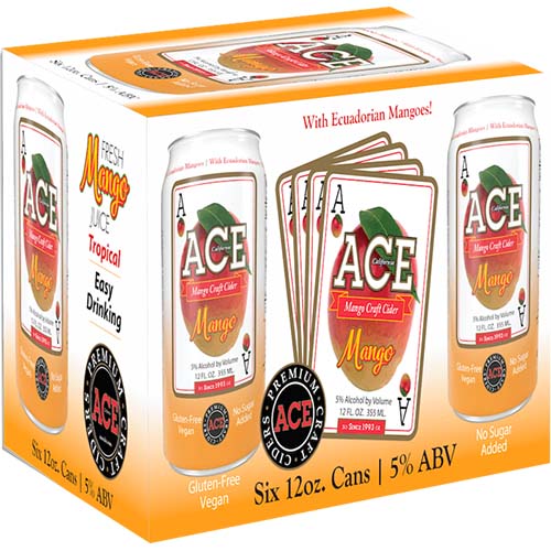 Ace Mango Hard Cider 6pk Cans
