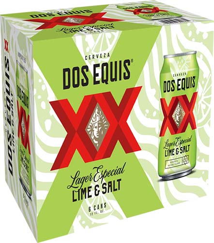 Dos Equis Lager Lime And Salt 6pk Cans