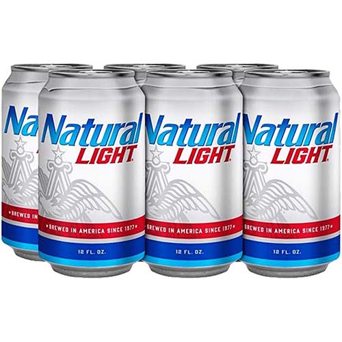 Natural Light                  6pk 12oz Cn