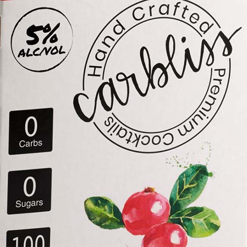 Carbliss Cranberry Vodka Cocktail 6/4/355ml