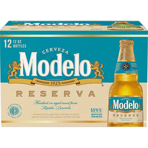 Modelo Reserva Tequila Barrel Lager Mexican Beer