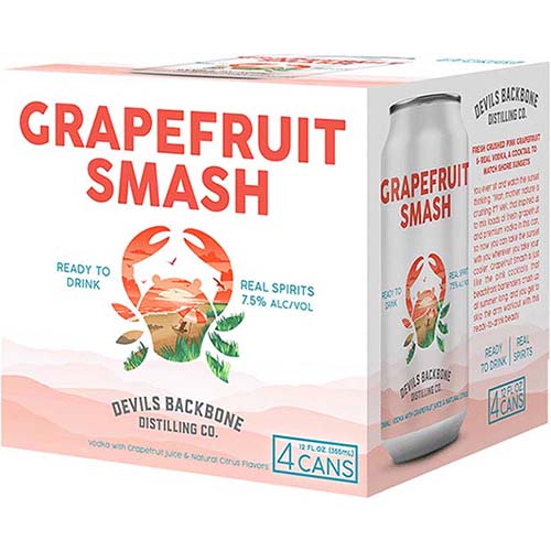 Devils Backbone Grapefruit 4 Pack Cans