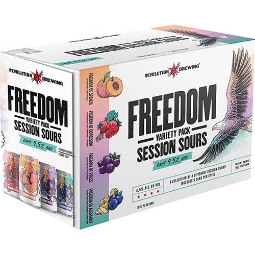 Revolution Brewing Freedom  Session Sours Variety 12 Pk Cans
