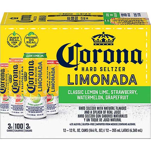 Corona Seltzer Limonada 12pkc