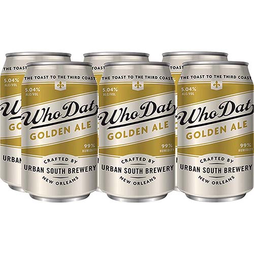 Urban South  Who Dat  Golden Ale  6-pack Cans