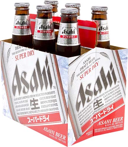 Asahi 12oz Bottle 24pk/1