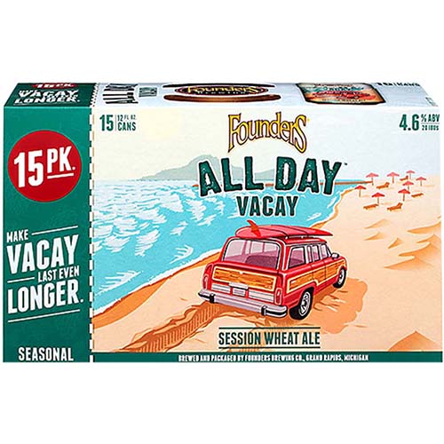 Founders All Day Vacay 15pk Can