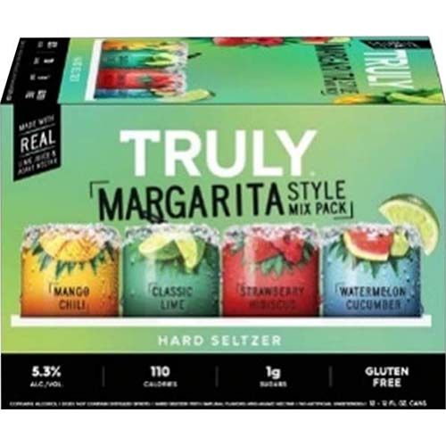 Truly Margarita Style Hard Seltzer Variety Mix Pack Cans