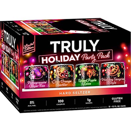 Truly Hard Seltzer Holiday Party Pack 12 Pack/12 Oz Cans