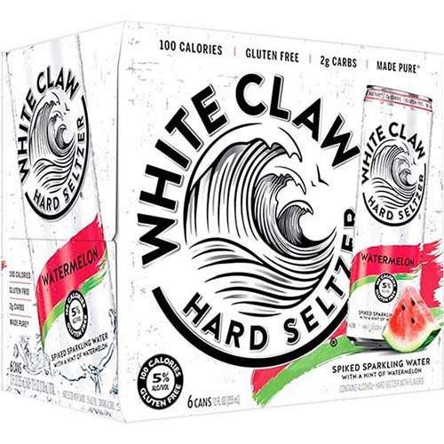 White Claw Hard Seltzer Watermelon Cans