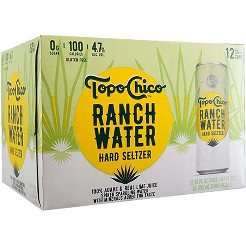 Topo Chico R. Water 12 Cans