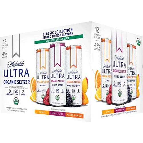 Mich Ultra Essential Seltzer Variety Pack #3 2/12cn
