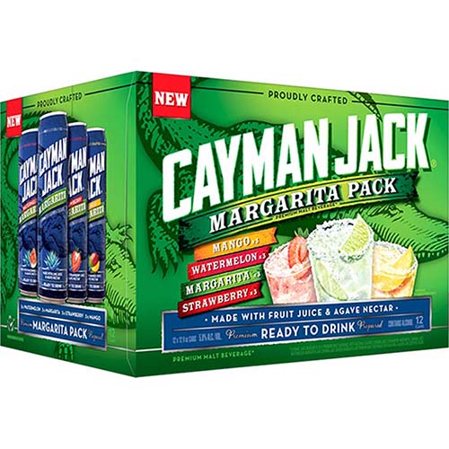 Cayman Jack Margarita Variety Pack (12oz / 12cans)
