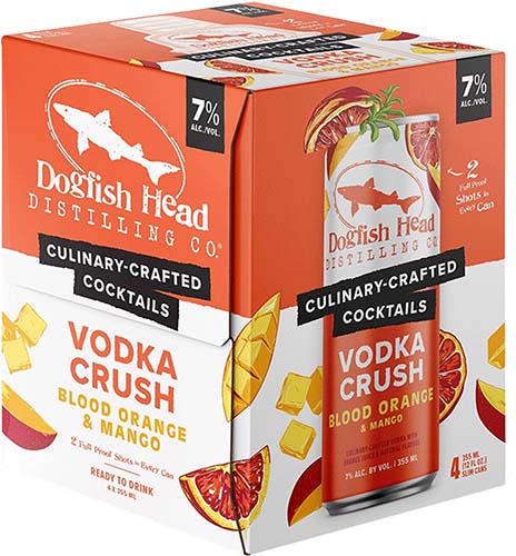 Dogfish Head Culinary-crafted Cocktails Blood Orange & Mango Vodka Crush