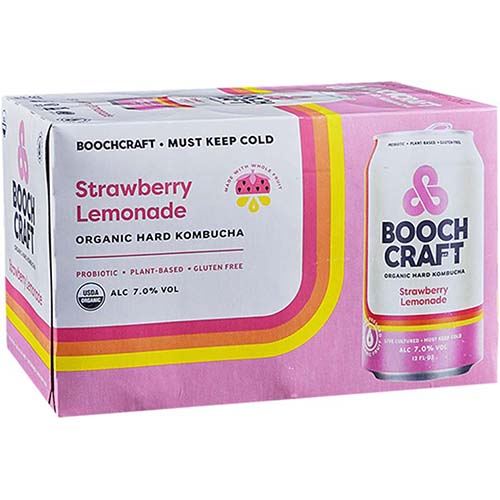 Booch Craft Strawberry Lemonade