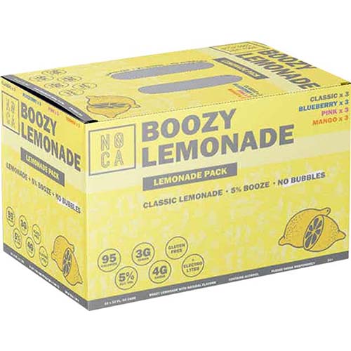 Noca Boozy Lemonade Variety 12pk Can