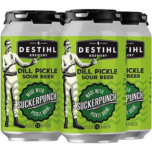 Destihl Suckerpunch Dill Pickle Sour 4pk C 12oz