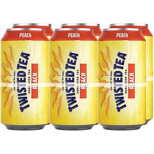 Twisted Tea Peach 6 Pk Can