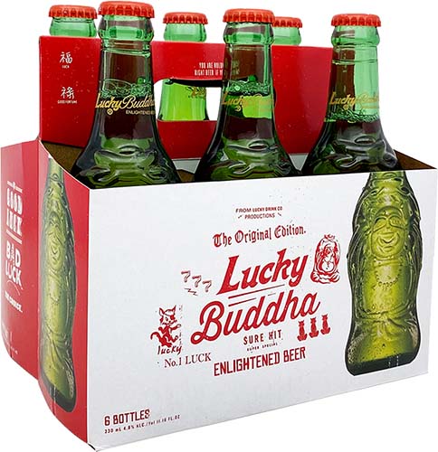 Lucky Buddha Beer 6pk