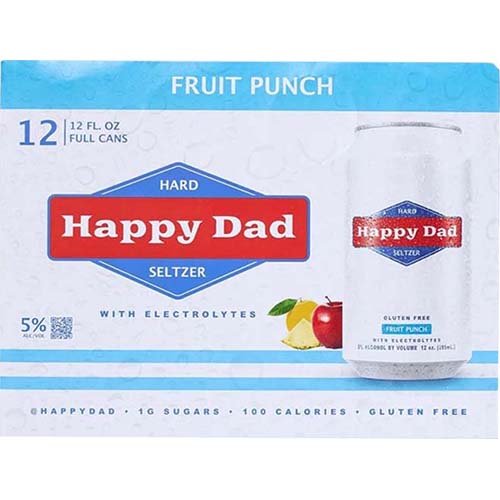 Happy Dad Fruit Punch Seltzer