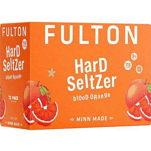 Fulton Brewing Hard Seltzer Blood Orange 12 Pk Cans