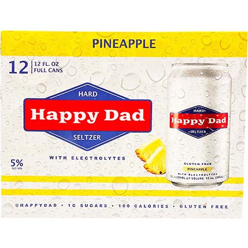 Happy Dad Pineapple 12oz Can