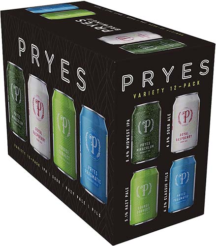 Pryes Brewing Variety 12 Pk Cans