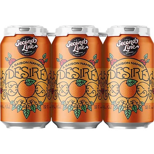 Second Line Brewing  Saison Named Desire  6-pack